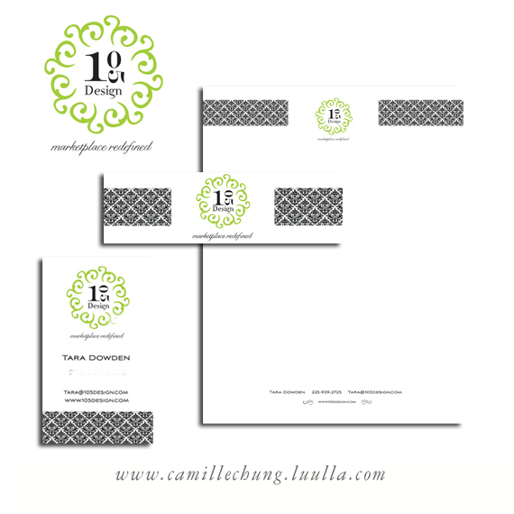 Business Branding with Logo Design, Online Banner, Business Card, and Letterhead by Camille Chung