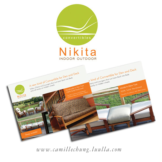 Mini Branding Package: Logo Design and Marketing Postcard by Camille Chung