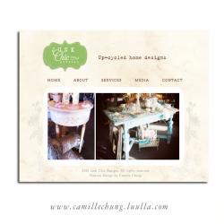 Professional 5 Page Website with Custom Logo Design by Camille Chung
