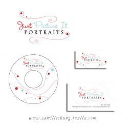 Branding for Photographers: Unique Logo Design, with DVD Label, Business Card and Watermark by Camille Chung